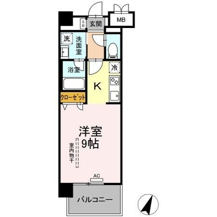 グランデール博多の物件間取画像